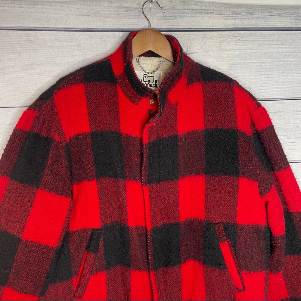 Woolrich Buffalo plaid bomber jacket XL - Picture 3 of 14